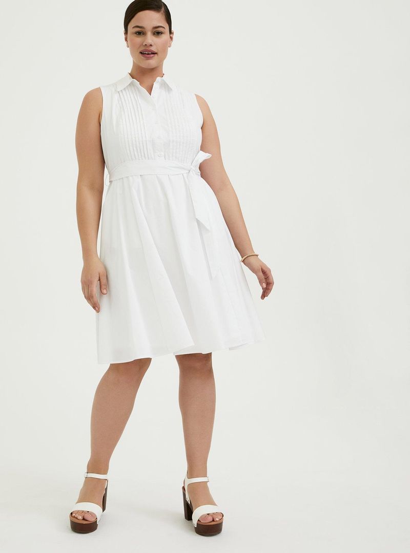 Cotton Poplin A-Line Dress