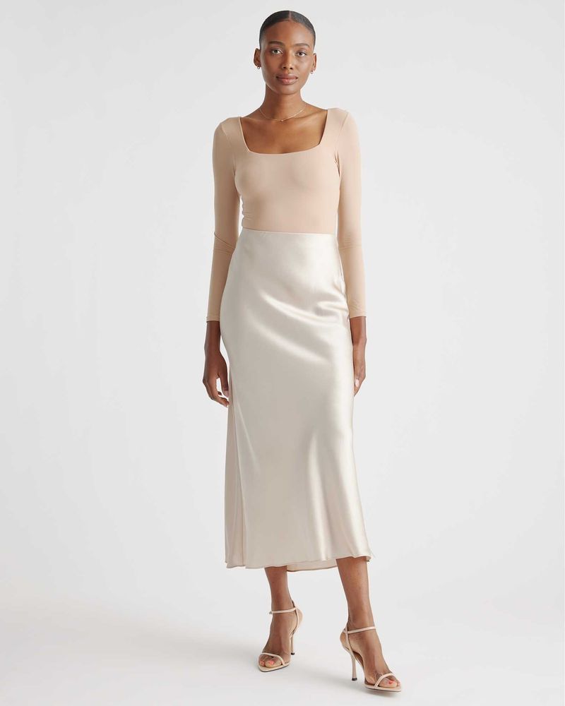 Satin Slip Skirt