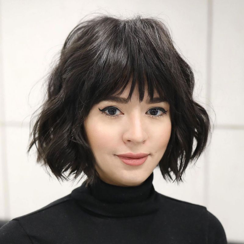 French Bob with Micro Bangs