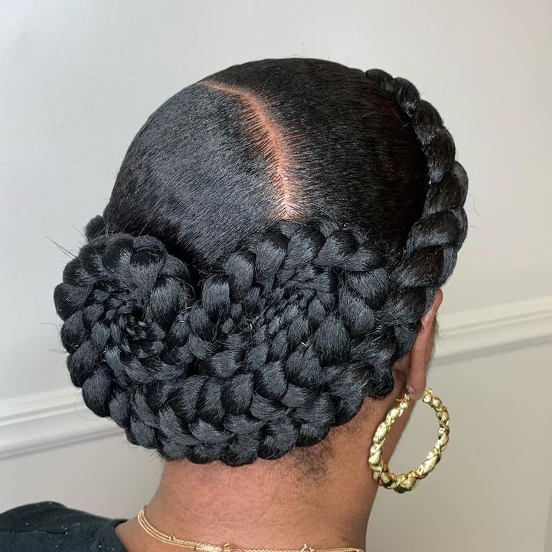 Braided Crown Updo