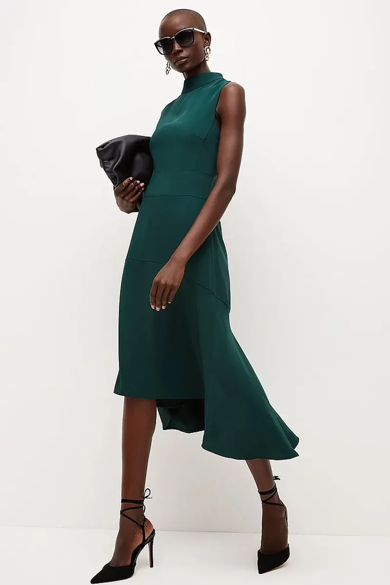 Petite-Friendly Alternative: High-Low Hemline Dress