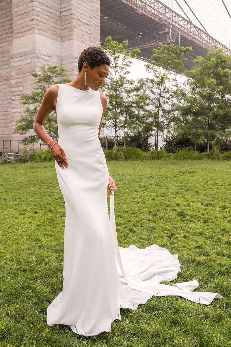 Minimalist Column Dress