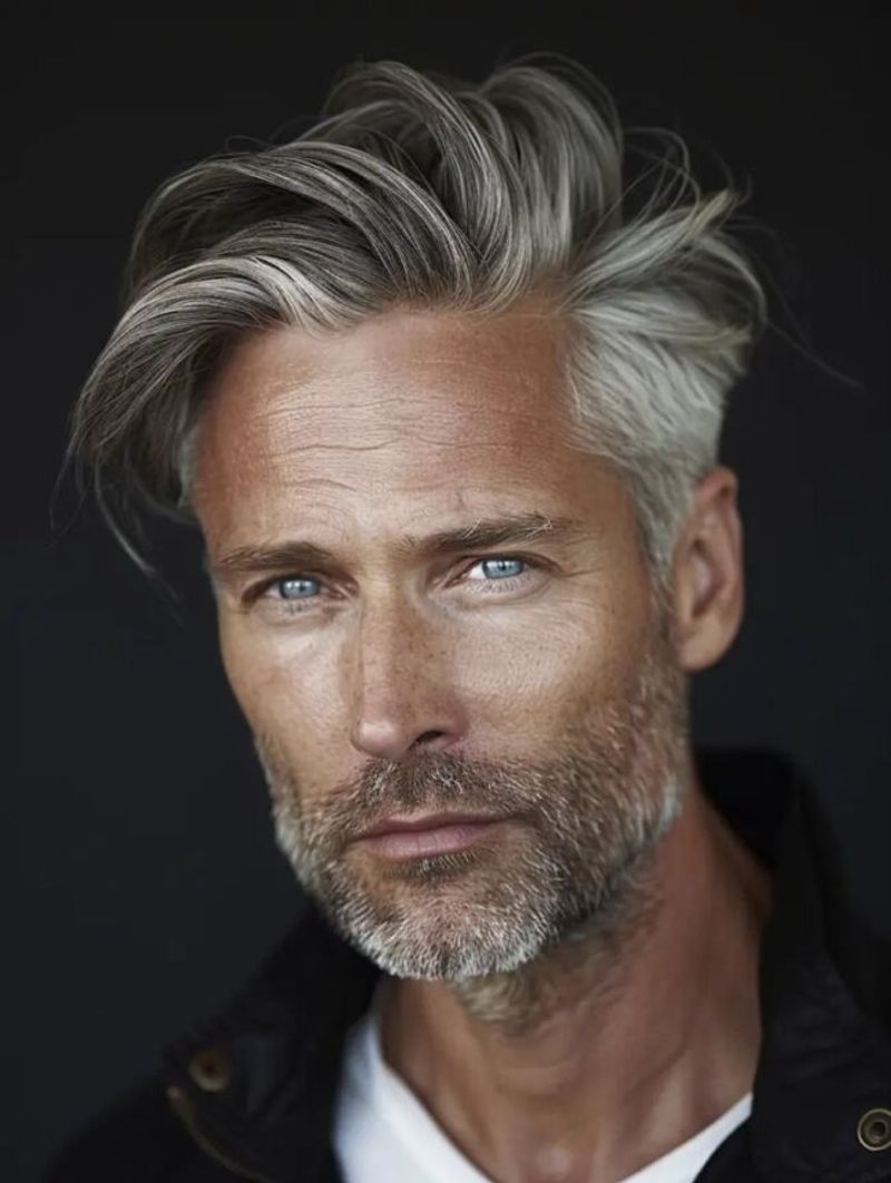 The Silver Fox Sweep-Back