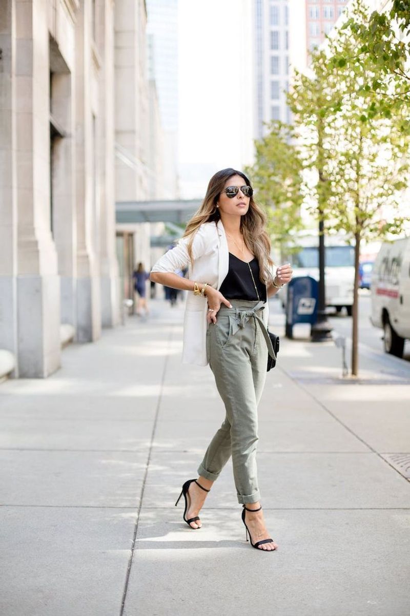 Belted Paper-Bag Beauties