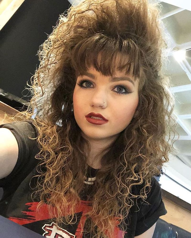 The Aqua-Net Bangs