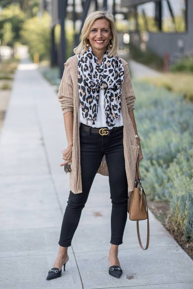 Over-accessorizing with Scarves