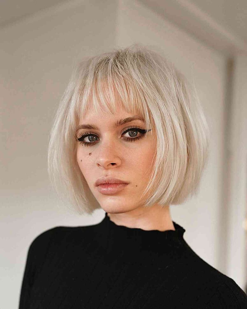 The Wispy Blunt Bob