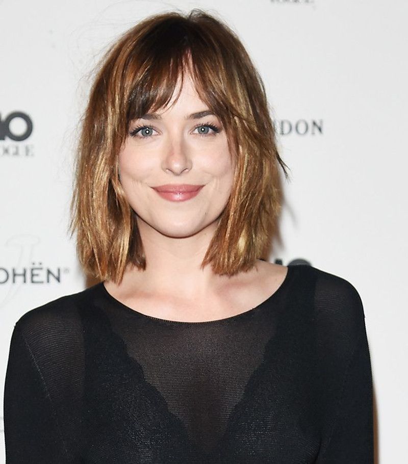 The Side-Swept Bangs