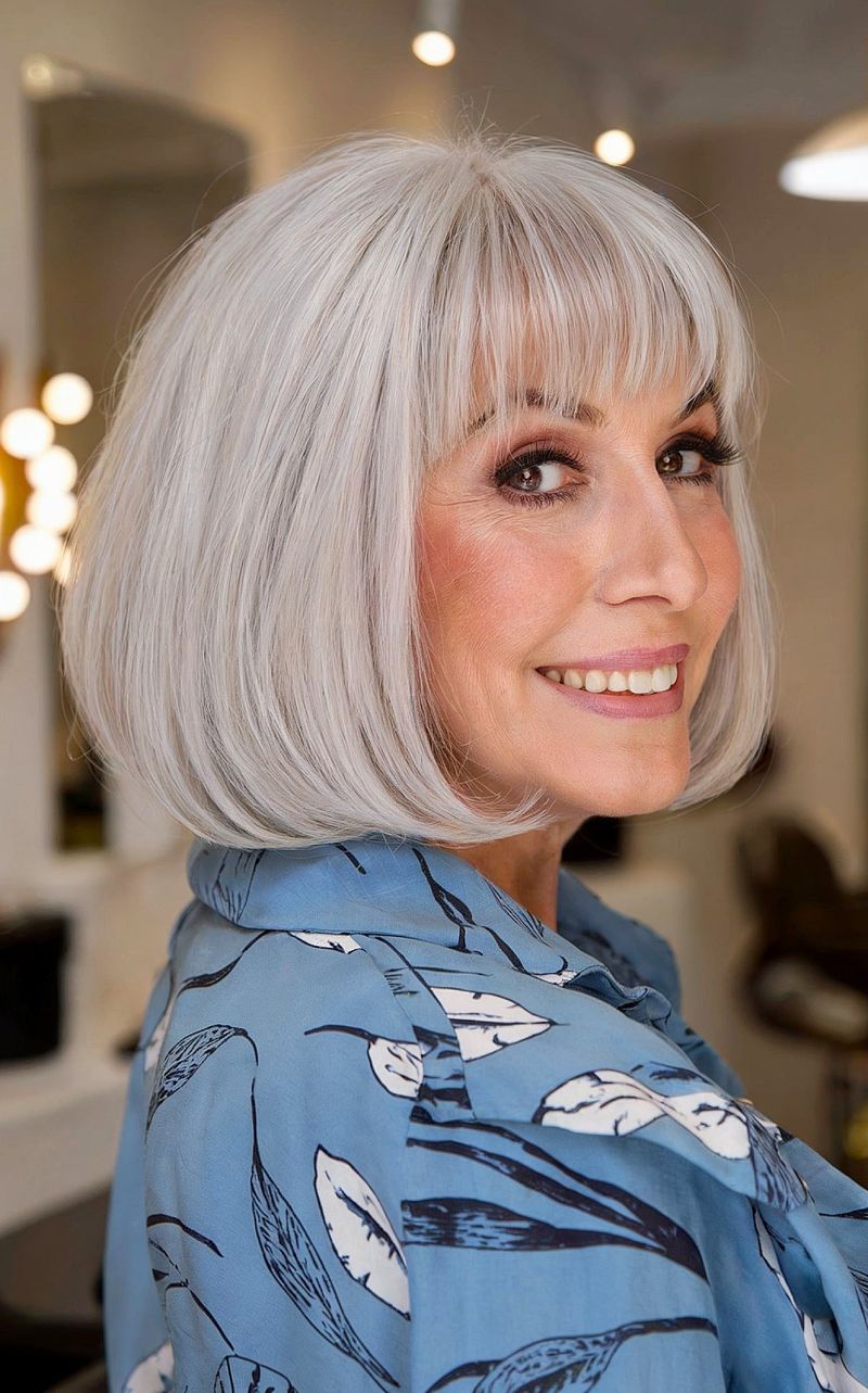 The Pageboy Bob with Rolled Under Ends