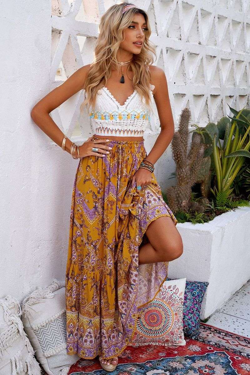 The Bohemian Maxi Skirt
