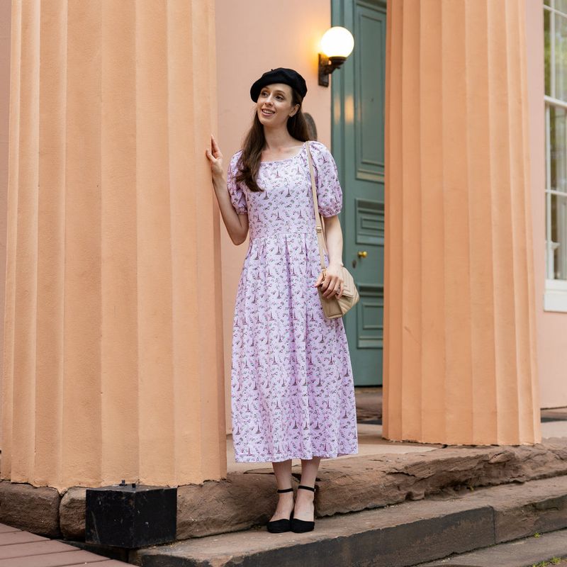 The Whimsical Puff Sleeve Dress