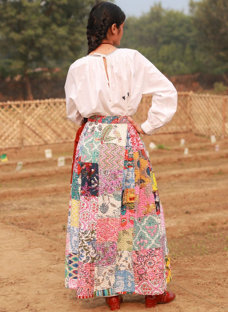 The Artistic Patchwork Skirt