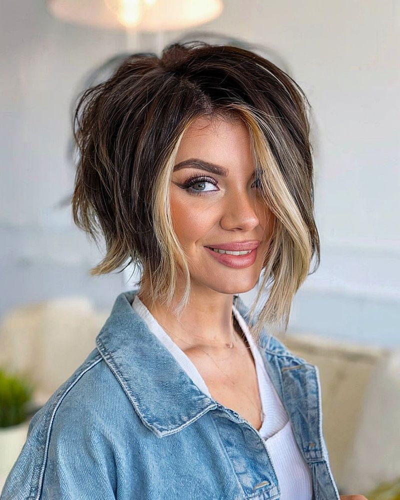 The Chic Asymmetrical Bob