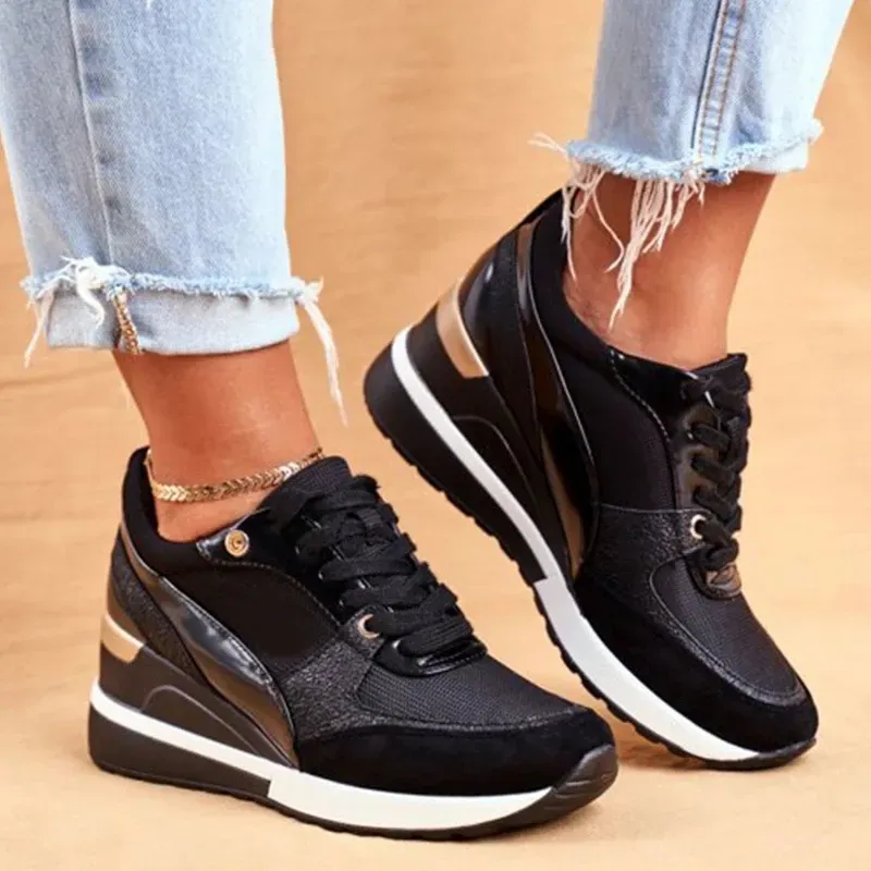 The Sporty Wedge Sneaker