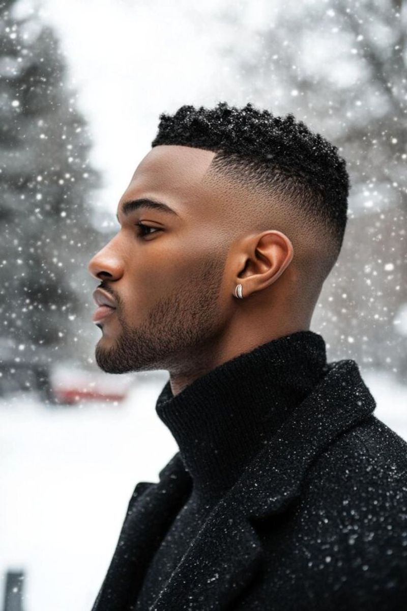Sculptural Tapered Fade