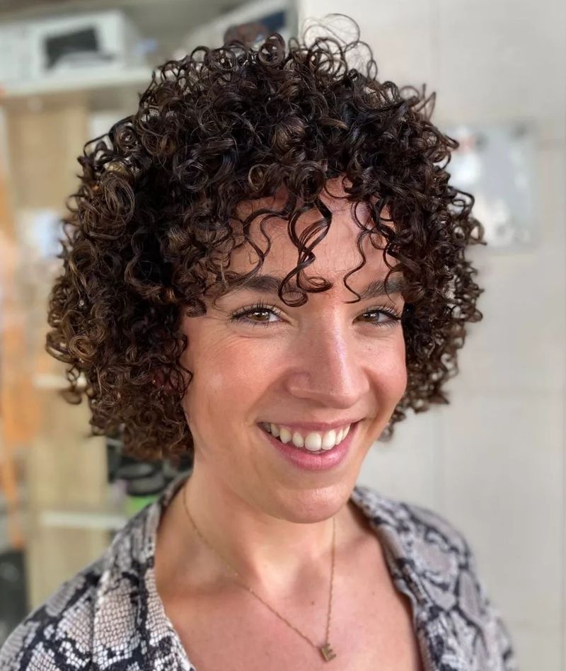 Tightly Permed Curls