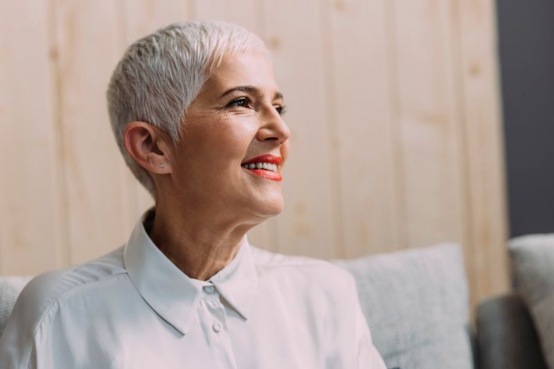 Super-Short Pixie Without Texture