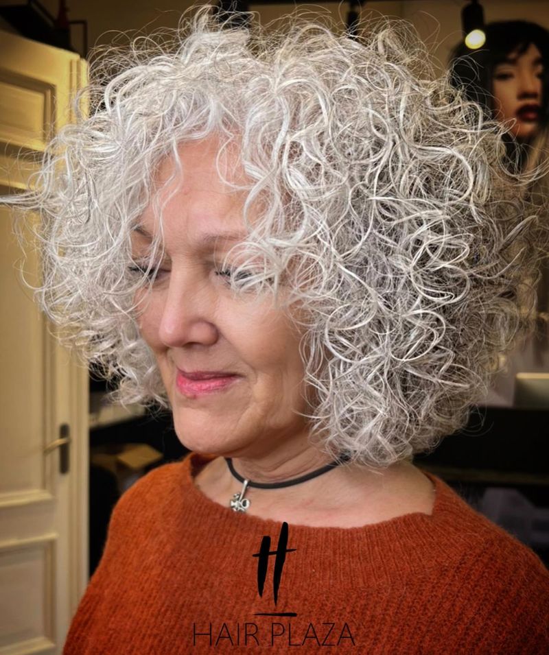Permed Tight Curls