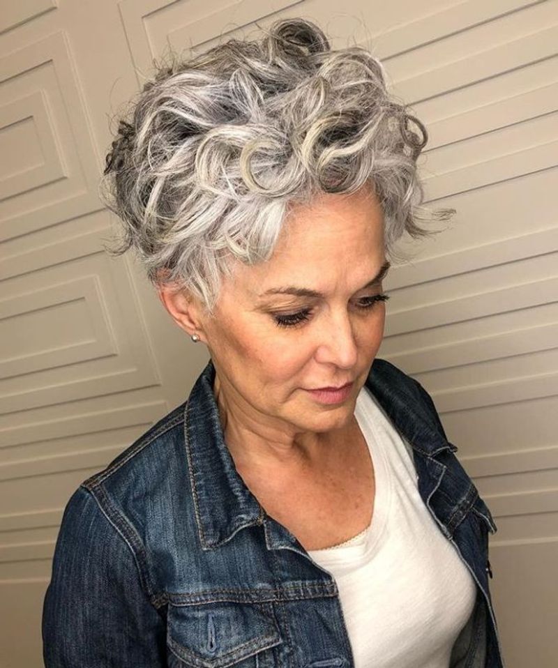 The Curly Layered Cut