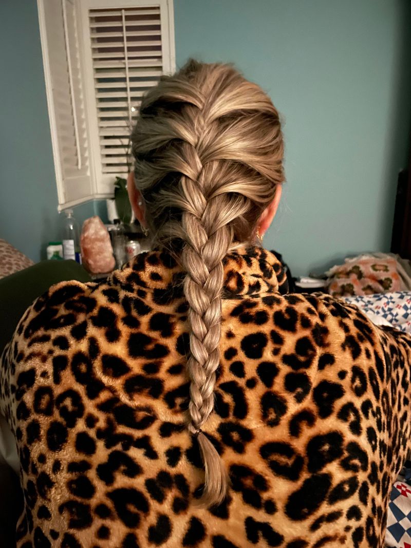 The Gym-Only French Braid