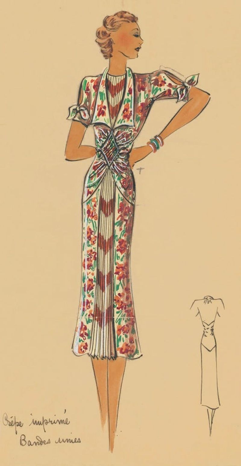 The Artistic Print Dress