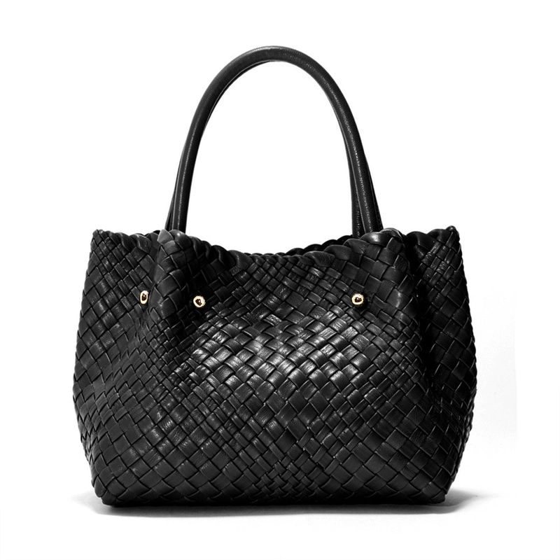 The Woven Leather Tote