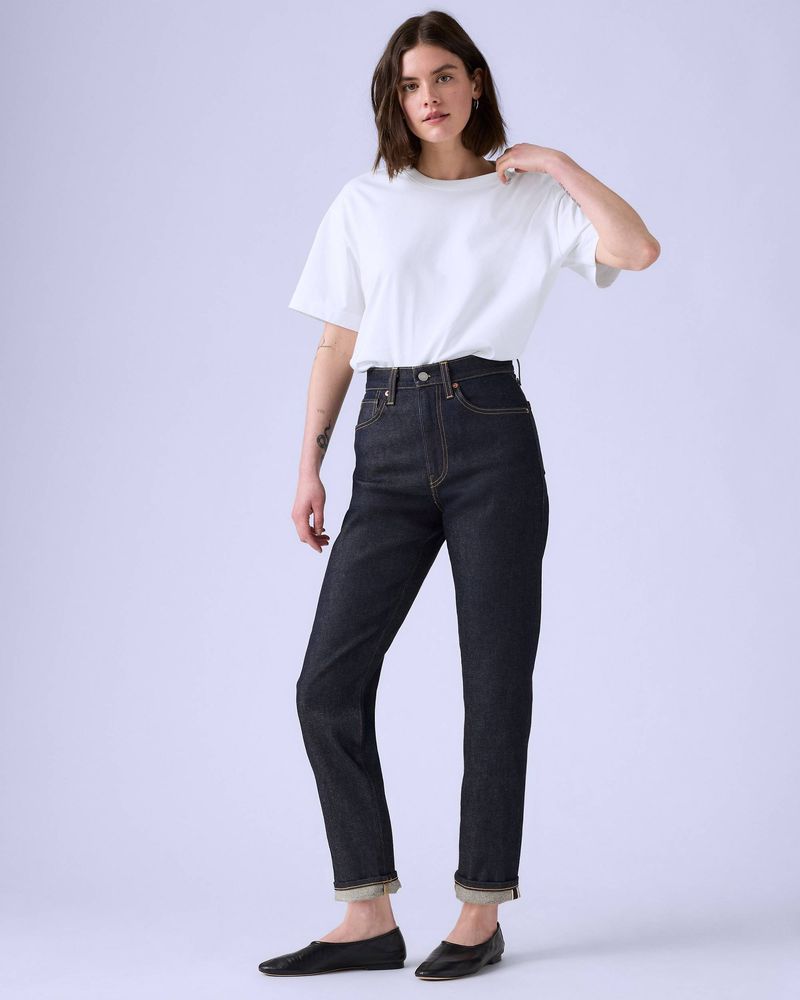 Well-Fitted Dark Wash Jeans