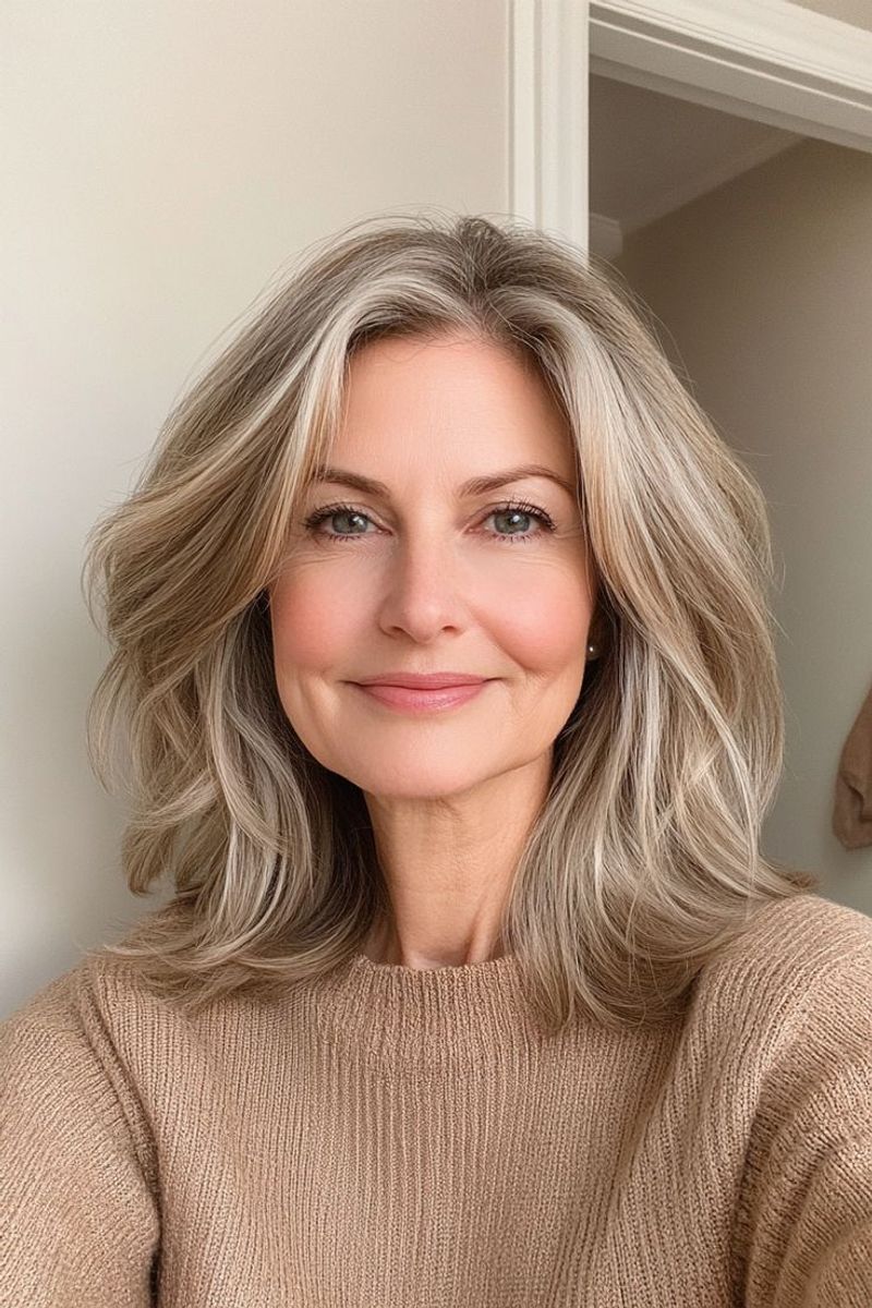 Collarbone-Length Cut with Invisible Layers