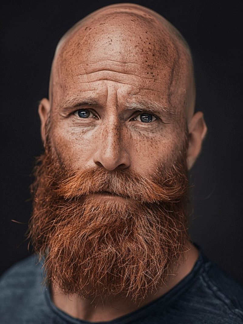 The Bald Fade with Beard