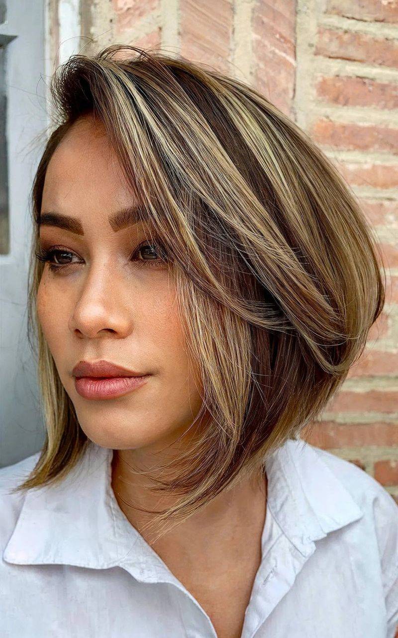 The Sleek Angled Bob