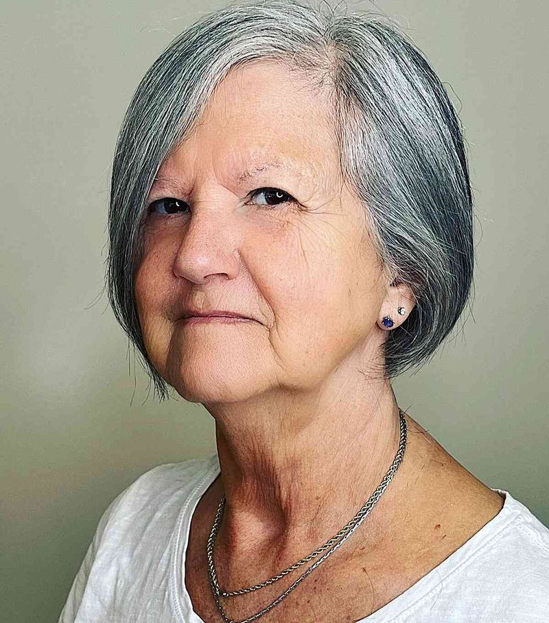 The Severe Side-Part Bob