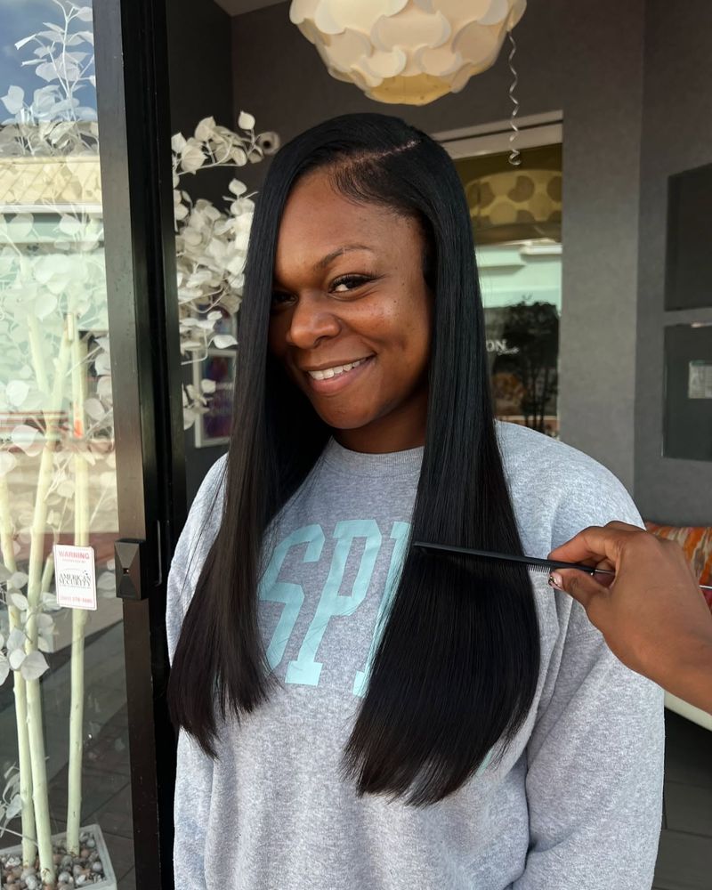 Stick-Straight Press and Curl
