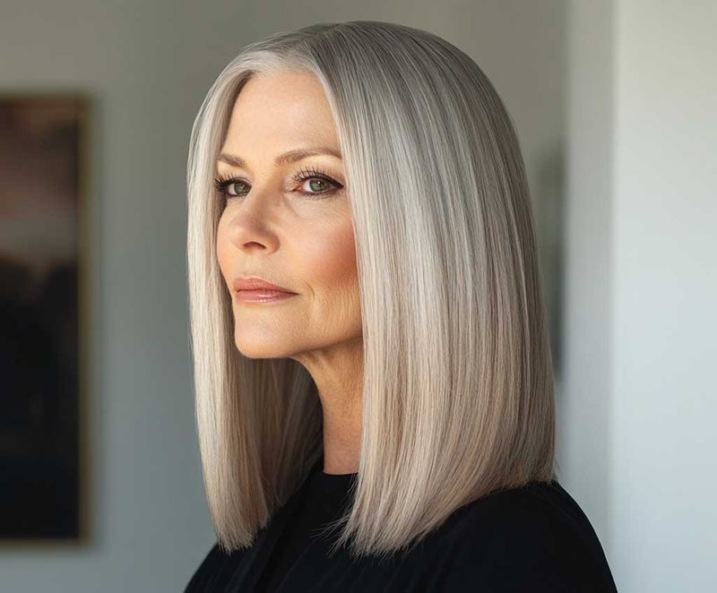 The Flat-Ironed Center Part