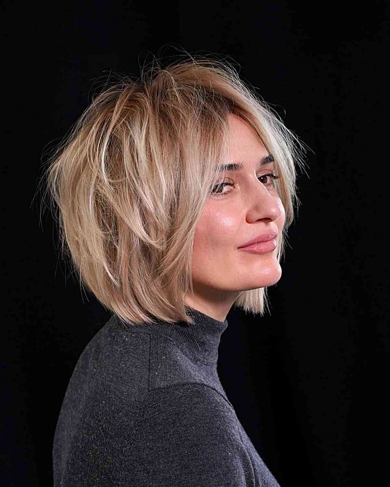 The Choppy Textured Bob