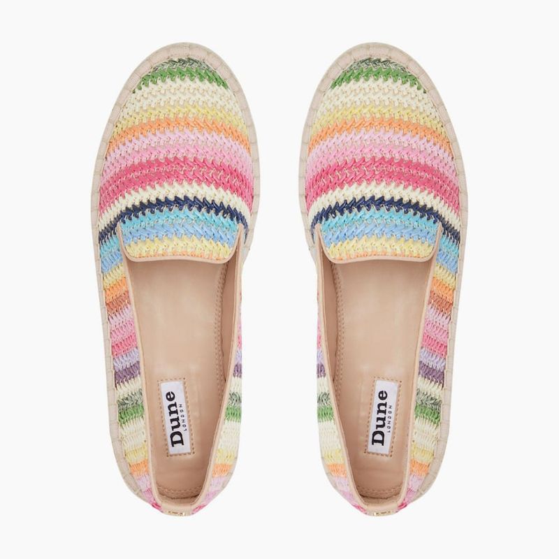 Rainbow Platform Espadrilles