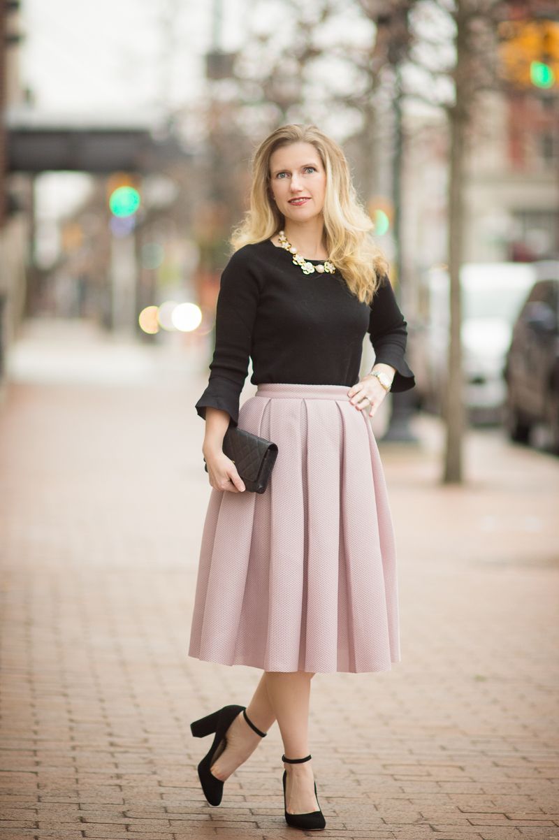 High-Waisted Flared Skirts
