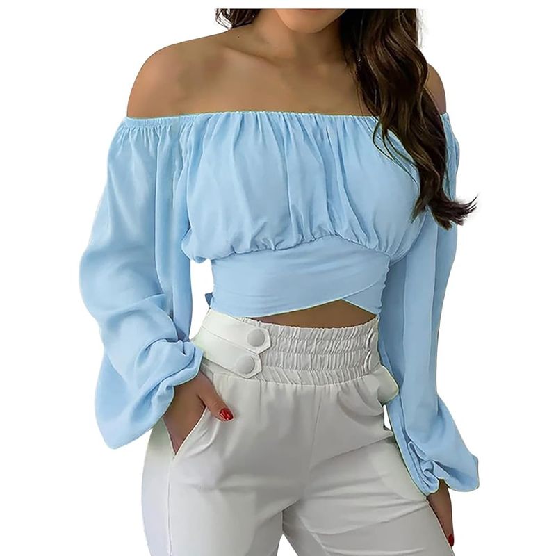 Airy Off-Shoulder Blouse