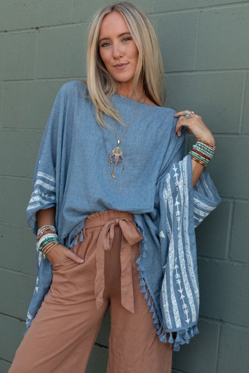 Poncho-Style Tops