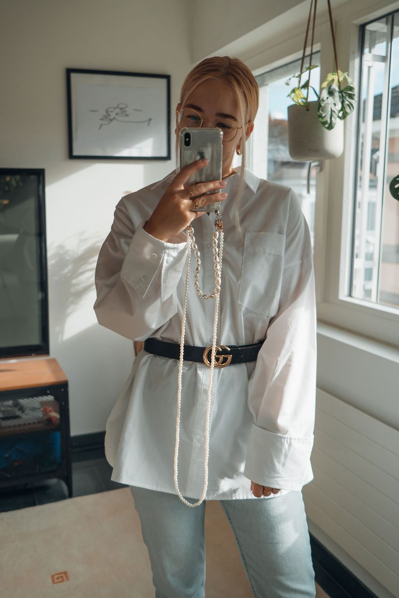 Belted Oversized Shirting