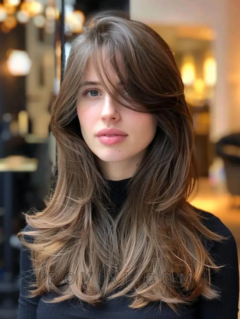 Flequillo de lado