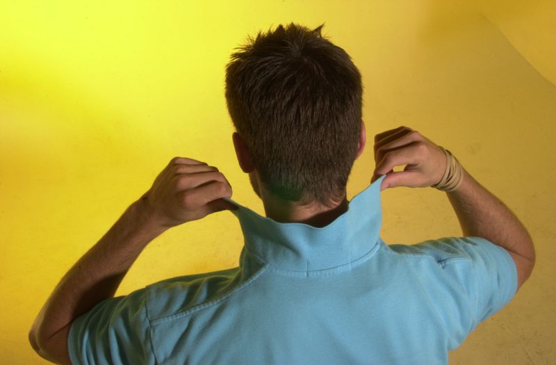Popped-Collar Polo Shirts
