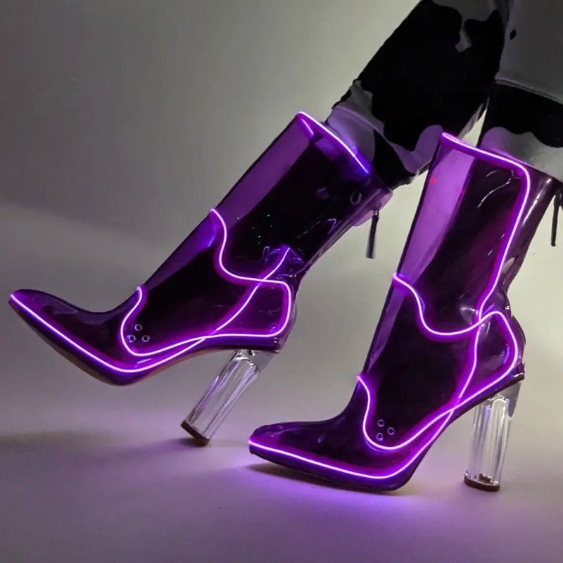 Neo-Western Boots with Futuristic Flair