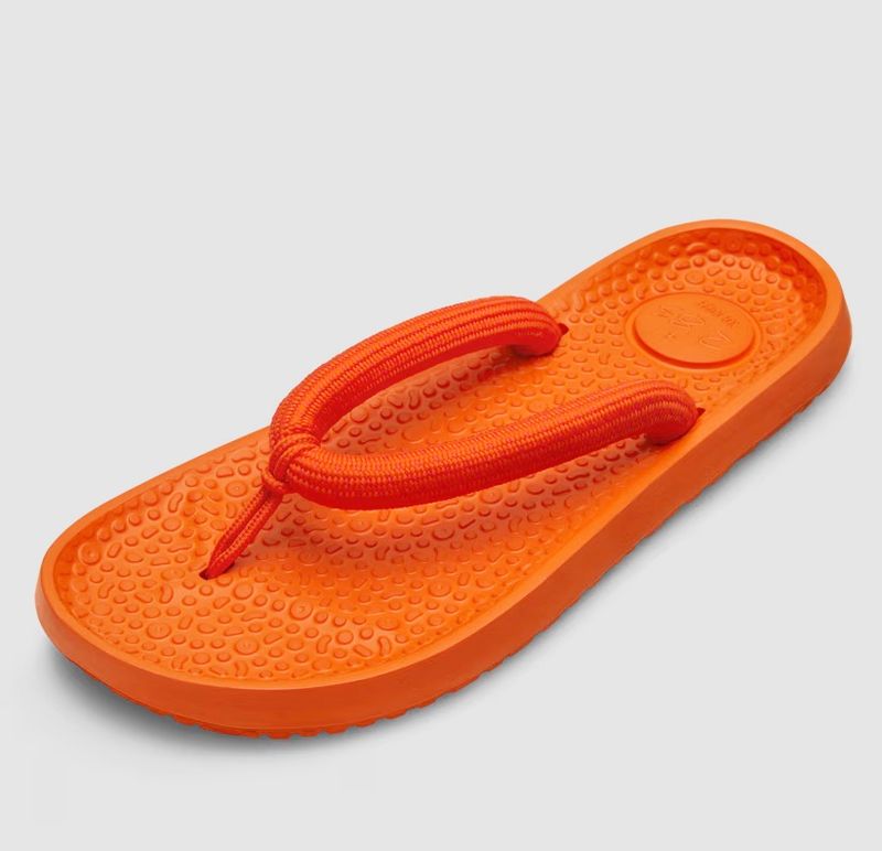 Dated: Neon Plastic Flip-Flops