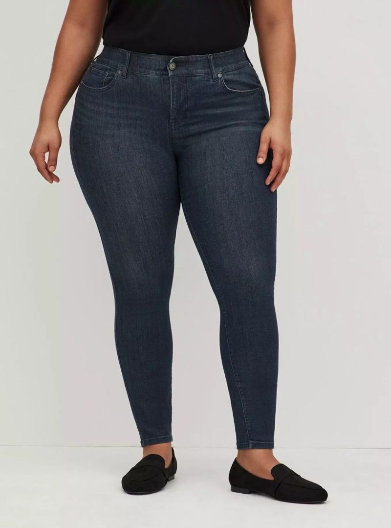Dark Wash Wonders With Stretch