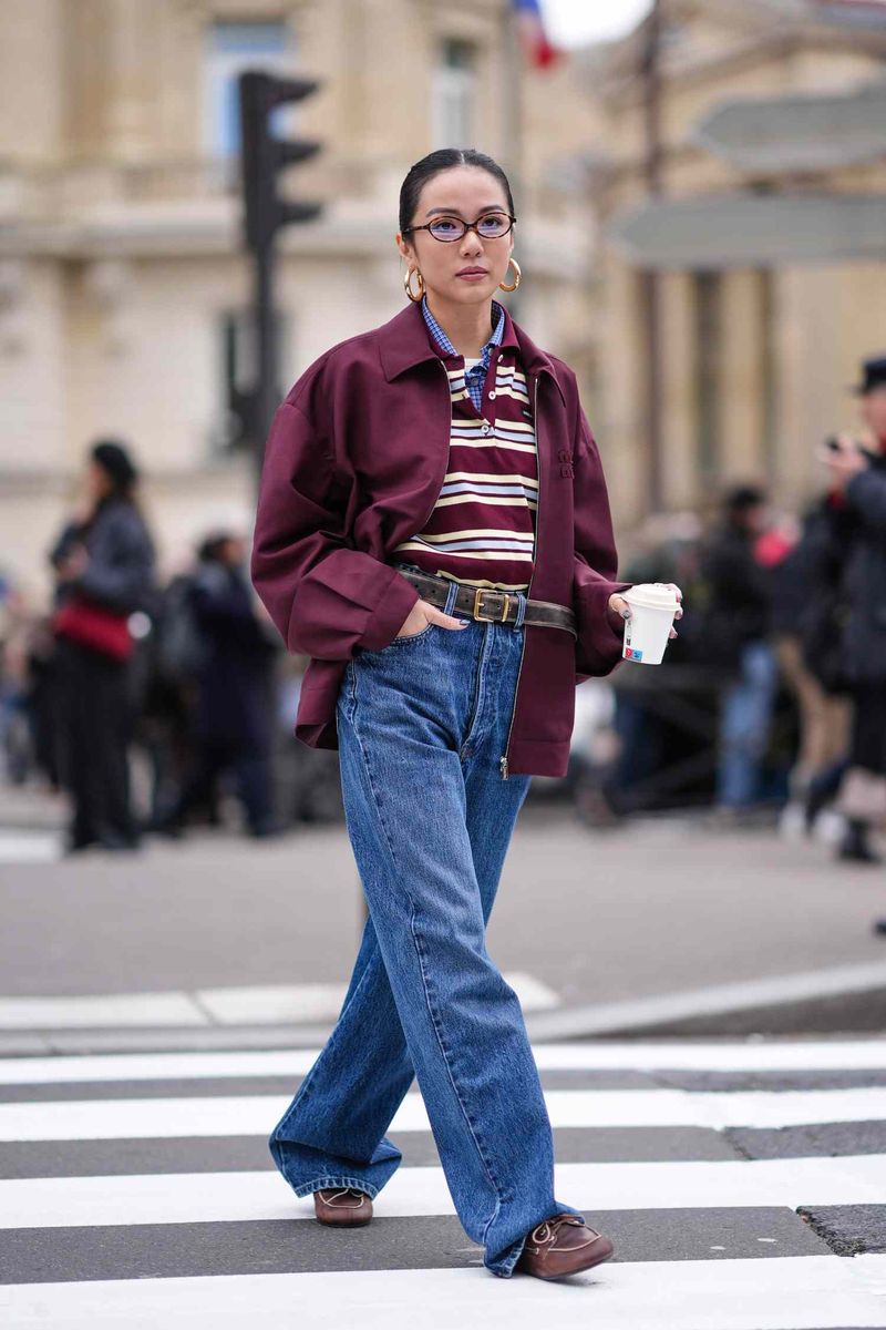 Try Instead: Platform Loafers with Barrel Jeans