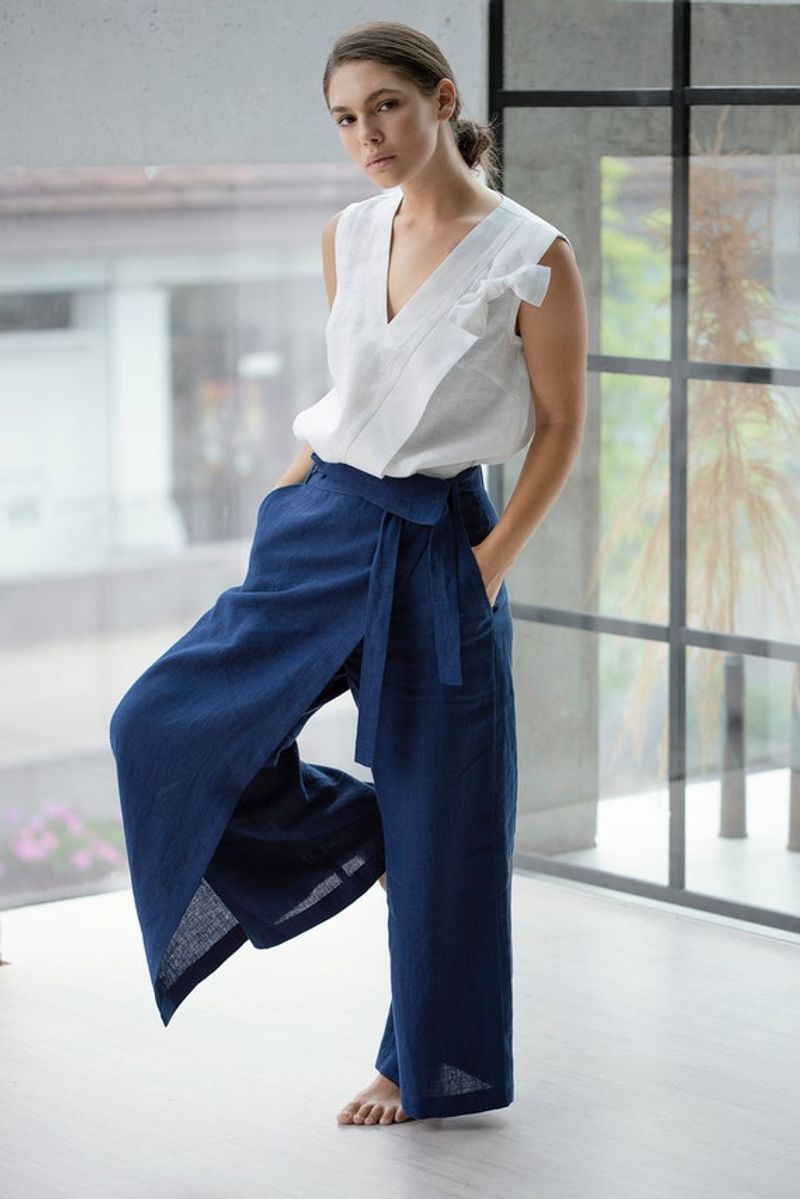 Flowy Culottes Disguised As A Skirt