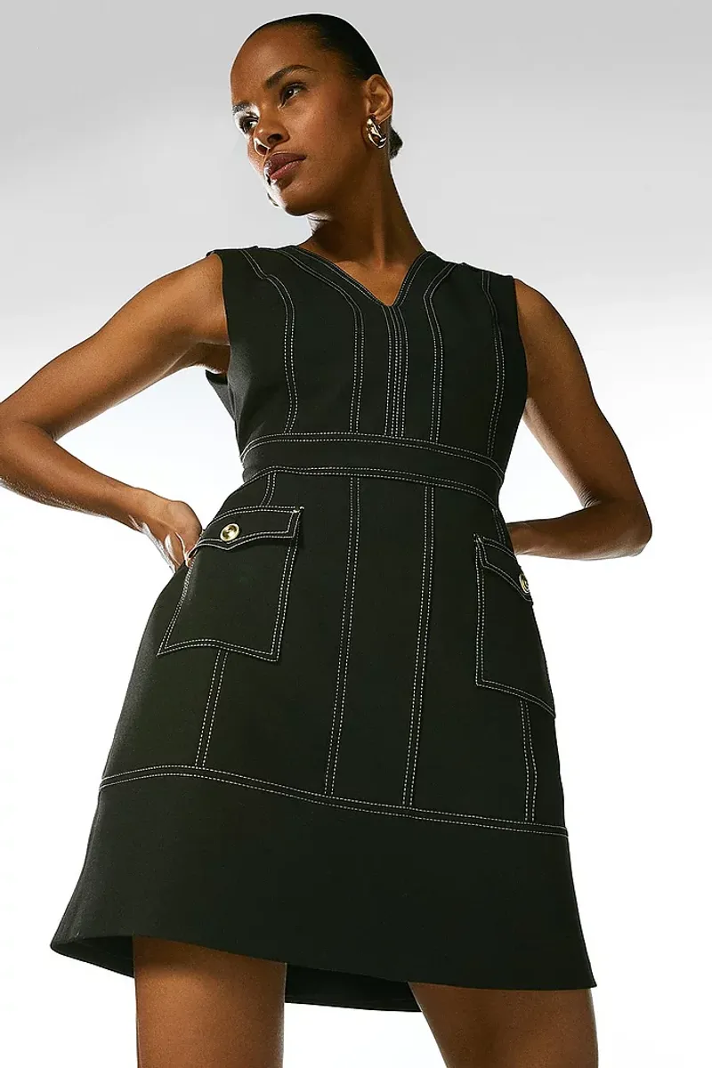 Contrast Stitch Statement Piece