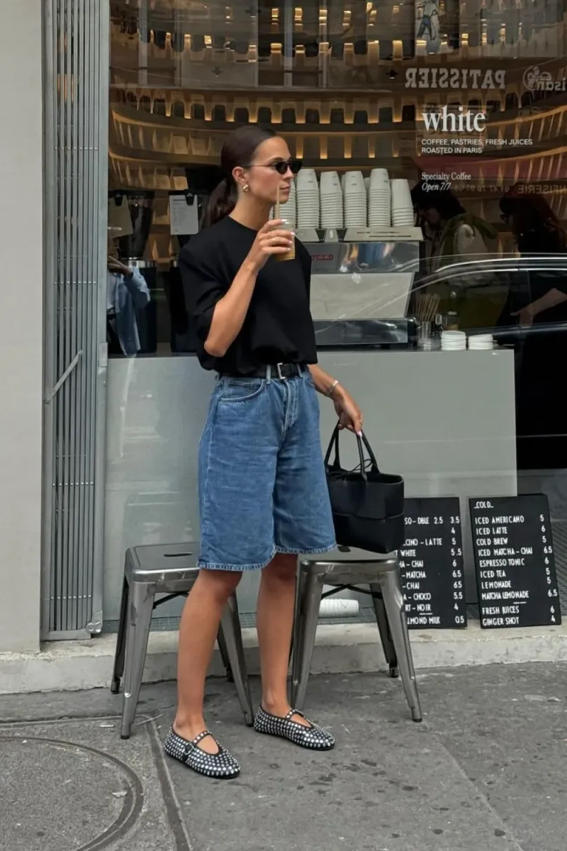 Bermuda Denim Shorts