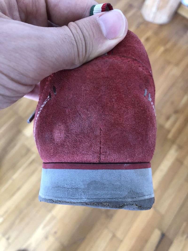 Shoes With Completely Worn-Down Heels