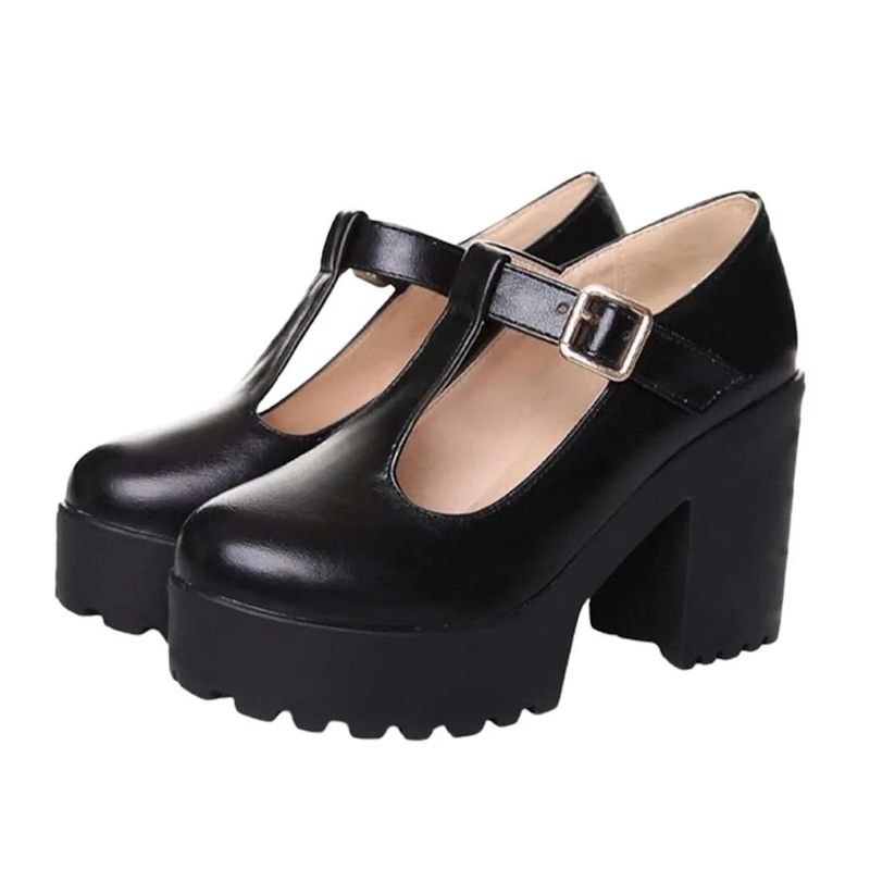 Chunky Platform Mary Janes